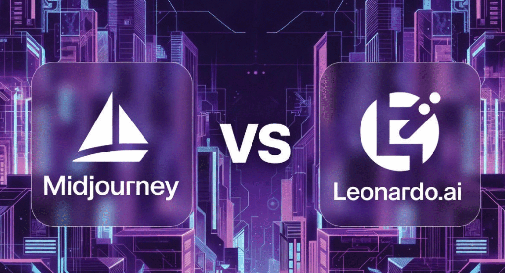 Midjourney vs Leonardo.ai